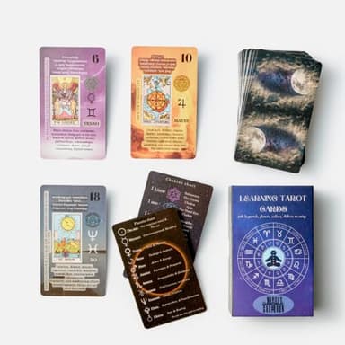 Witchy Cauldron Tarot Cards for Beginners, Learning Tarot Cards with Meanings on Them, for Beginners, Training Deck - Image 6