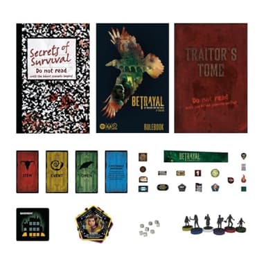 Avalon Hill Hasbro Gaming Betrayal at The House on The Hill 3rd Edition Cooperative Board Game,Ages 12 and Up,3-6 Players,50 Chilling Scenarios - Image 2