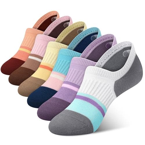 Gonii Women's No Show Socks Thin Breathable Anti-Slip High Elasticity Invisible for Sneakers Flats Loafers - Image 1