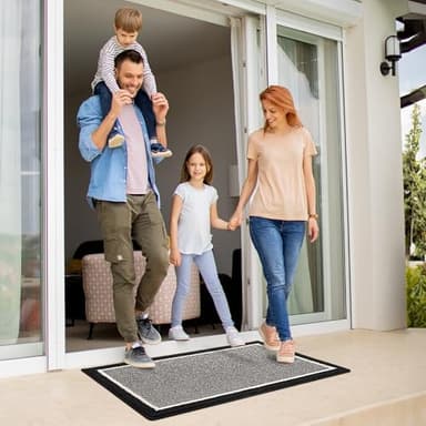GRANNY SAYS Indoor Doormat, 20" x 32", Non-Slip Front Door Mats, Outdoor Welcome Mat Washable, Low Profile Indoor Door Mats for Entryway, Floor Inside Back Doormats - Image 7