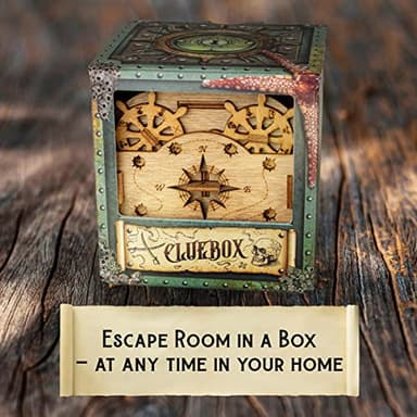 iDventure Cluebox - Davy Jones Locker - Escape Room Game - Puzzle Box - Gift Box - 3D Wooden Puzzle for Adults - Wooden Jigsaw - Brain Teaser - Birthday Gift Gadget for Men - Money Box - Image 5
