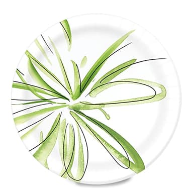 Amazon Basics Everyday Paper Plates, 10 Inch, Disposable, 150 Count - Image 3