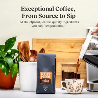 Bulletproof Original Medium Roast Ground Coffee, 12 Ounces (Pack of 3), 100% Arabica Beans, Clean Coffee Tested for Toxins, Packaging May Vary - Image 3