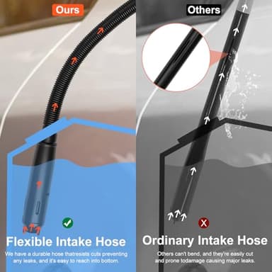 Portable Power Battery Transfer Pump, Fuel Transfer Pump Battery Powered with 3 Adapters, Gas Siphon Pump for Gasoline, Effortless Liquid Transfer Pump for Cars, Motorcycles, Camping（1 Pack） - Image 6