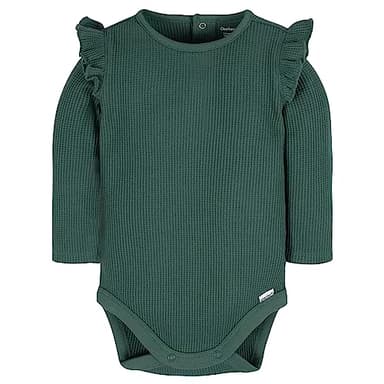 Gerber Baby Girls 2-Pack Long Ruffle Sleeve Onesies, Mushrooms, 6-9 Months - Image 5
