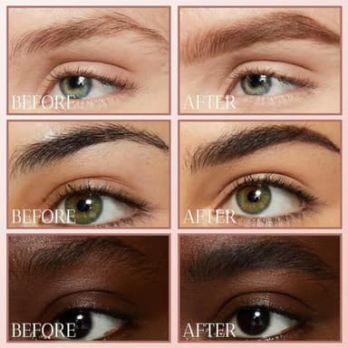 2 Pcs 3D Waterproof Magic Eyebrow Pencil, 2025 New Eyebrow Microblading Pen, 4 Tipped Precise Brow Pen, Long-Lasting Fine Stroke Microblade Eyebrow Pencil for Makeup Last All Day (Light Brown) - Image 5