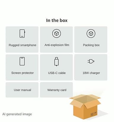 DOODEE Blade GT Pro 5G Rugged Phone with LED Light Effect,32GB+512GB/2TB Rugged Smartphone,6.72” FHD+120Hz, 5800 mAh Android Phone,100MP+32MP AI Camera/Face& Finger ID/NFC,Sliver - Image 9