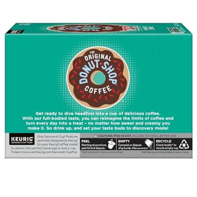 The Original Donut Shop Dark Keurig Single-Serve K-Cup Pods, Dark Roast Coffee, 60 Count, (6 Packs of 10) - Image 18