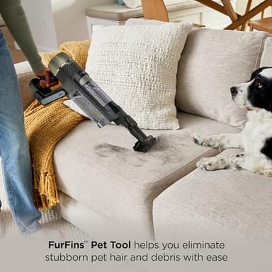 Shark PowerDetect Pet Plus Clean & Empty Cordless Stick Vacuum & Auto-Empty System, Powerful Suction, HEPA Filtration, Carpet & Hard Floor, Portable, Stick Vacuum for Pet Hair, Dark Gray, IP3253 - Image 11