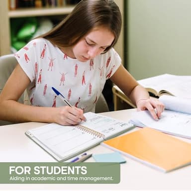 Academic Planner 2025-2026, Weekly and Monthly Calendar Planner Book, July 2025 – June 2026, Hardcover Organizer with Tabs, Perfect for Teachers, Students, Women & Men, A5 (6.4" x 8.5") - Green - Image 6