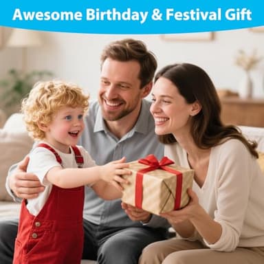 Anbalulu Magnetic Building Tiles, 134PCS Large Magnet Building Set,Magnetic Blocks, 3D STEM Stacking Toys, Magnets Toy for Kids Boys Girls - Image 7