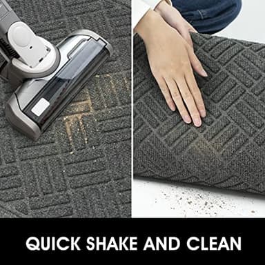 MATALL Front Door Mat 2 Pack Indoor and Outdoor Welcome Mat, Absorbent and Drain Away Water Heavy Duty Entryway Doormat for Front Back Doors, Laundry Rooms, Mudrooms and More, 29.5x17.5IN - Image 6