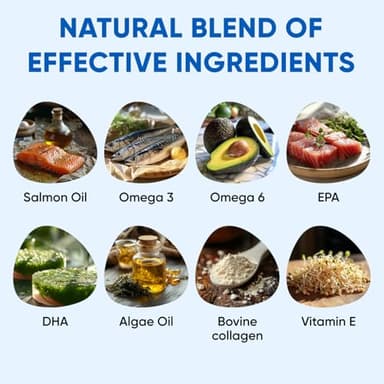 Omega 3 Fish Oil for Dogs Chews - Dog Skin & Coat Supplement for Itch Relief, Hot Spot Treatment - USA Product - Salmon Oil for Dogs Itching Skin Relief, Shedding, Hip & Joint Health - 120 Soft Treats - Image 4