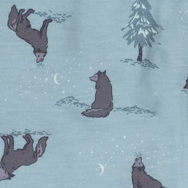 Gerber Baby Boy's 2-Piece Pajama Set (Flame Resistant Long-Sleeve Top + Bottom), Wolf - Image 6