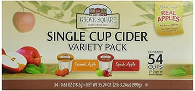 Grove Square Cider Pods, Variety Pack, Single Serve (Pack of 54) (Packaging May Vary) - Image 2