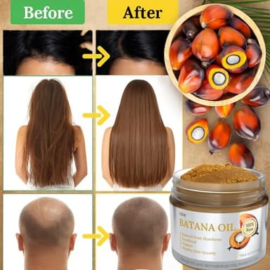 YBW Batana Oil for Hair Growth Dr. Sebi Organic, Natural, Pure and 100% Raw Batana Oil Paste from Honduras - Botana Enhances Hair Thickness, Prevents Loss for Men and Women - Image 4