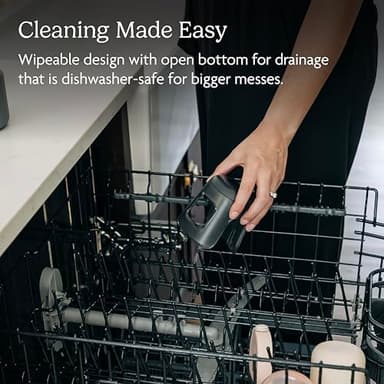 UPPAbaby Cup Holder for Vista, Cruz, Minu Strollers - Quick, Intuitive Attachment + Removal - Securely Holds Various Size Beverages - BPA Free + Dishwasher Safe - Folds Attached - Image 5