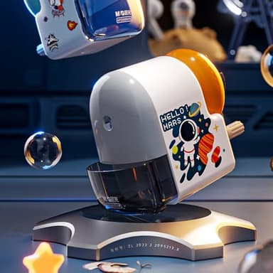 M&G Cute Manual Labor-Saving Pencil Sharpener for Colored and Sketch Pencils - Kids, School, Classroom, Home, Artists (Orange) - Image 7