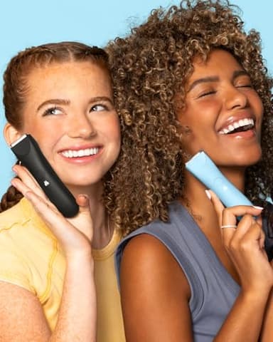 MERIDIAN Slimmer Trimmer – Electric Razor for Women, Bikini Line & Pubic Hair Trimmer, Rechargeable & Waterproof, Painless, Flawless Shave for Sensitive Skin, Gentle, Quiet & Travel-Friendly, Sky - Image 9