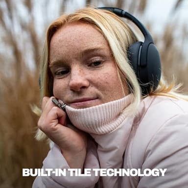 Skullcandy Crusher Evo Wireless Bluetooth Headphones with Extra USB-C Charging Cable, Multi-Sensory Bass, Noise Isolating Over-Ear Fit, 40 Hours Battery, Microphone for iPhone Android - True Black - Image 4