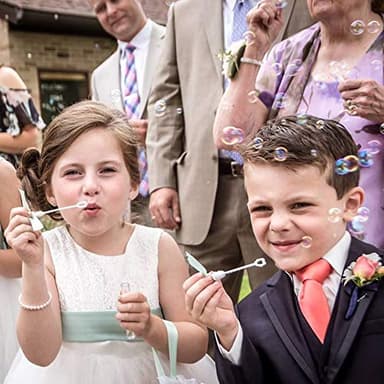 32-Piece 8 Colors Mini Bubble Wands Assortment Party Favors Toys for Kids Child, Christmas Celebration,Thanksgiving New Year, Themed Birthday,Wedding, Bath Time,Summer Outdoor Gifts for Girls Boys - Image 4