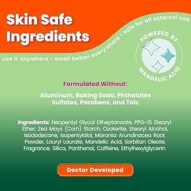 Lume Whole Body Deodorant - Smooth Solid Stick - 72 Hour Odor Control - Doctor Developed - Aluminum Free, Baking Soda Free and Skin Loving - 2.6 Ounce (Pack of 2) (Fresh Alpine) - Image 2