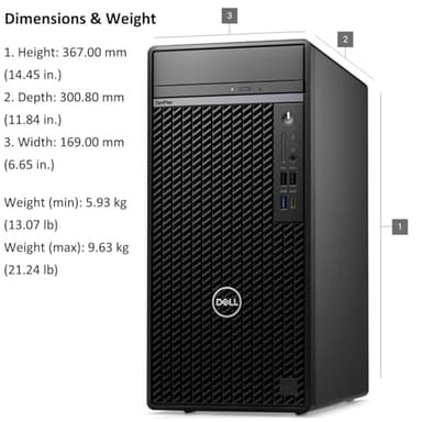 Dell OptiPlex 7020 Plus Tower 7000 Business Desktop Computer, 14th Gen Intel 20-Core i7-14700 up to 5.4GHz, 64GB DDR5 RAM, 4TB PCIe SSD, DVDRW, WiFi Adapter, Ethernet, Keyboard Mouse, Windows 11 Pro - Image 4