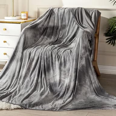 Topcee Cooling Throw Blanket for Night Sweats Decorative Tie Dye, Absorbs Heat to Keep Cool on Warm Nights, Q-Max 0.5 Cooling Blankets for Hot Sleepers, Cool Lightweight Sofa Throw Blanket (50"x70") - Image 1