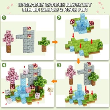 Magnetic Building Blocks Plus 108 Pieces, Magnetic Toy Magnets Children Magnetic Building Blocks Magnetic Games Toy Magnetic Games for Gift from 2 3 4 5 6 7 8 9 10 Years Boys Girls Building Blocks - Image 5