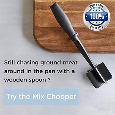 Meat Chopper, 5 Curve Blades Ground Beef Masher, Heat Resistant Meat Masher Tool for Hamburger Meat, Ground Beef, Turkey and More, Nylon Hamburger Chopper Utensil Non-scratch Utensils - Image 6