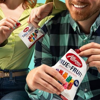 Albanese World's Best True to Fruit™ – American Favorite Fruits Gummies, 2.5oz Bag (Pack of 12), Individually Wrapped Soft & Chewy Candy Snacks - Image 6