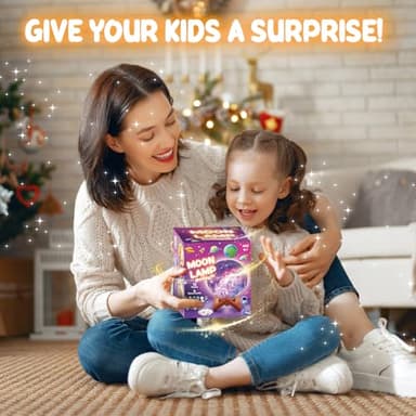 Goody King Paint Your Own Moon Lamp Kit, DIY 3D Space Moon Night Light, Crafts for Teens Girls Boys, Arts & Crafts for Kids Ages 8-12, Art Supplies Christmas Craft Birthday Gift for Kids Ages 3+ - Image 7