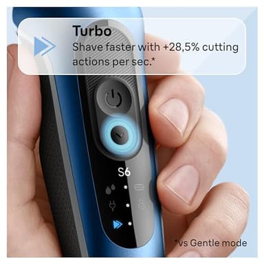 Braun Electric Shaver for Men, Series 6 6172cc, Wet & Dry Shave, Shaving Kit with SmartCare Center and Precision Trimmer - Image 6