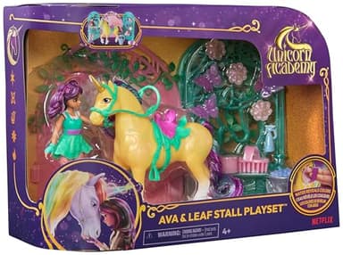 Unicorn Academy, Ava Doll & Color-Change Leaf Stall Playset with 15 Accessories, Dolls & Unicorn Toys for Girls Ages 4 and up - Image 10
