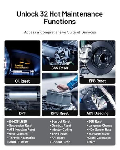 TOPDON Phoenix Nano, 2025 New Bidirectional Scan Tool, ECU Coding Tool, FCA AutoAuth, CAN FD/DoIP Protocols, 32+ Special Functions, Full System Diagnostic, Free Updates for 2 Years - Image 7