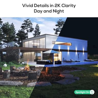 Kittyhok Solar Security Cameras Wireless Outdoor, 360° Pan & Tilt Home Security Camera, No Subscription, 2K Clarity, Color Night Vision, WiFi6 NVR with 64GB microSD Card, Local Storage, 5G & 2.4G WiFi - Image 4