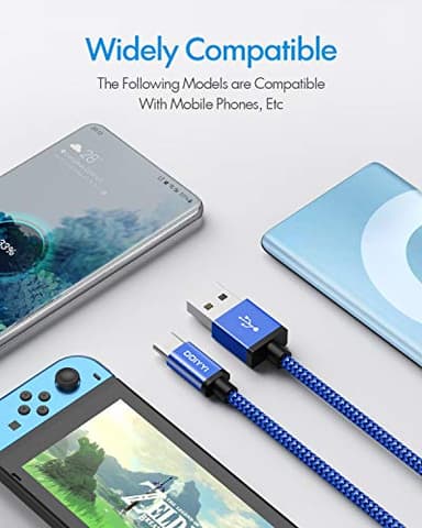 DDIYYI USB Type C Cable Fast Charging (3-Pack 3ft), USB to USB C Cable Braided Charger Cord for iPhone 17 Air 17 Pro Max, iPhone 16e 16/15,15/16 Pro,15/16 Plus,15/16 Pro Max and More USBA to USBC - Image 4