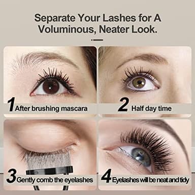 SWEET VIEW Eyebrow Brush Eyelash Separator Brow Comb & Lash Spoolie Professional Eye Makeup Tools (3 Pieces Set - Image 3