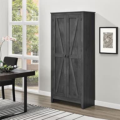SystemBuild Evolution Farmington 31.5" Wide Storage Cabinet - Rustic Gray - Image 5
