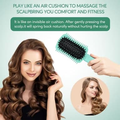 Curly Hair Brush Defining, Volume Curl Defining Brush for Effortlessly Detangling Shaping and Styling Women's Curls, Waves & Coils, Curly Hair Products, Reduce Frizz - Image 4