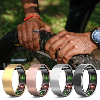 sylacor Ring Cover Compatible with Oura Ring Gen 4/Oura Gen 3, Durable Scratch-Resistant TPU Protecter for Women Men for Gym and Working Out (Clear+Clear+Clear, Size 9) - Image 7