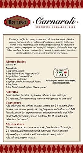 Bellino Carnaroli Superfino Long Grain Rice, 16 Ounce Boxes (Pack of 12) - Image 3