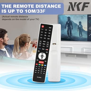 EN-33926A Remote Control for Hisense TV Remote Replacement LCD LED TV F24V86C F39V77C F40V87C F42K26 32K366W 40H5B 40K366WN 48H5GB 50H5GB LTDN39V77US 50K610GWN 55K610GWN Sub EN-33922A EN-33925A - Image 5