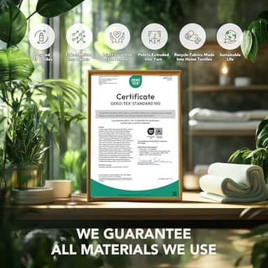 Deconovo Blackout Curtains, Thermal Insulated Rod Pocket Window Drapes, Noise Reducing, Oeko-TEX Certified, Room Darkening Curtains for Bedroom/Living Room, 2 Panels, Navy Blue, 42W x 45L - Image 7