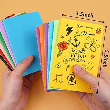 Gwybkq Small Lined Notepads Bulk 60 Pack Mini Journal Pocket Notebooks Set Colorful Cover Notebooks for Kids 3.5 x 5.5 Inches, 30 Sheets/60 Pages - Image 5