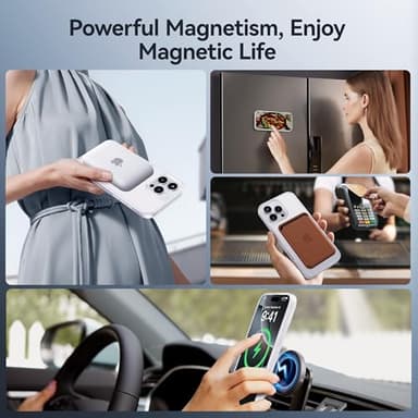 CASEKOO Designed for 16 Pro Max Case with Magnetic Invisible Stand [Military Drop Protection] [Compatible with MagSafe] Shockproof Slim Translucent Matte Promax Case 6.9 Inch，Translucent White - Image 4