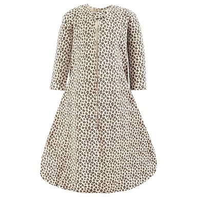 Hudson Baby Unisex Baby Thermal Long Sleeve Sleeping Bag 2pk, Buffalo Plaid Leopard, 6-12 Months - Image 4