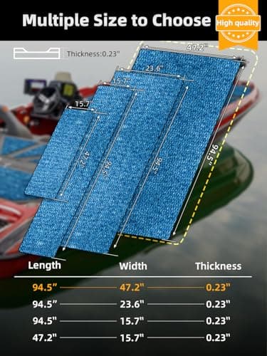 FOCEAN Boat Flooring EVA Foam Boat Decking Camo Marine Flooring Self-Adhesive Marine Mat for Motorboat RV Yacht Kayak, 94.5''x 47.2'', Camo Blue - Image 6