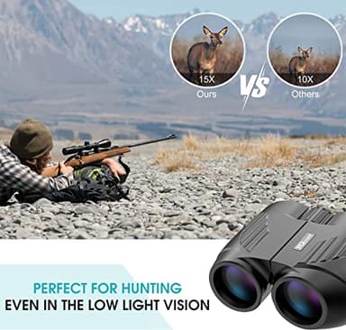 20x25 Binoculars for Adults and Kids, High Power Easy Focus Compact Binoculars with Low Light Vision for Bird Watching and Travel - Image 5