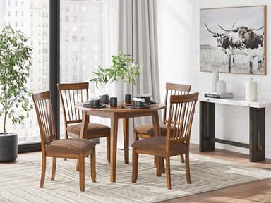 Signature Design by Ashley D199-01 Berringer 18" Rustic Dining Chair with Cushions, 2 Count, Light Brown - Image 10